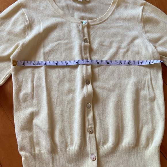 Butter yellow Linea cardigan - Picture 2 of 7